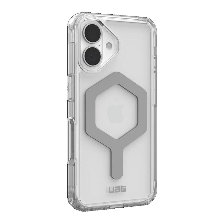 UAG Plyo MagSafe Apple iPhone 16 (6.1") Rugged Case - Ice/Silver