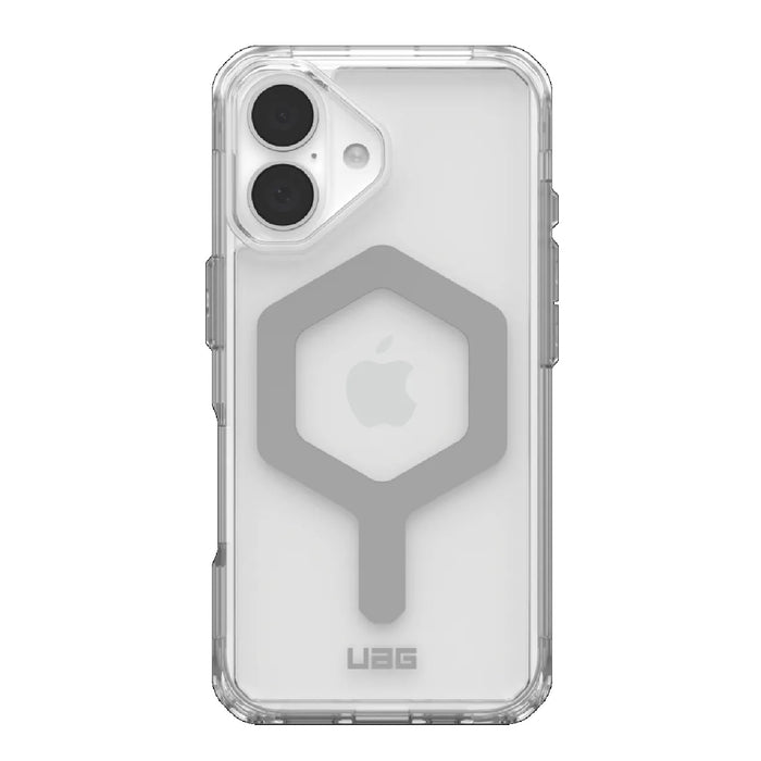 UAG Plyo MagSafe Apple iPhone 16 (6.1") Rugged Case - Ice/Silver