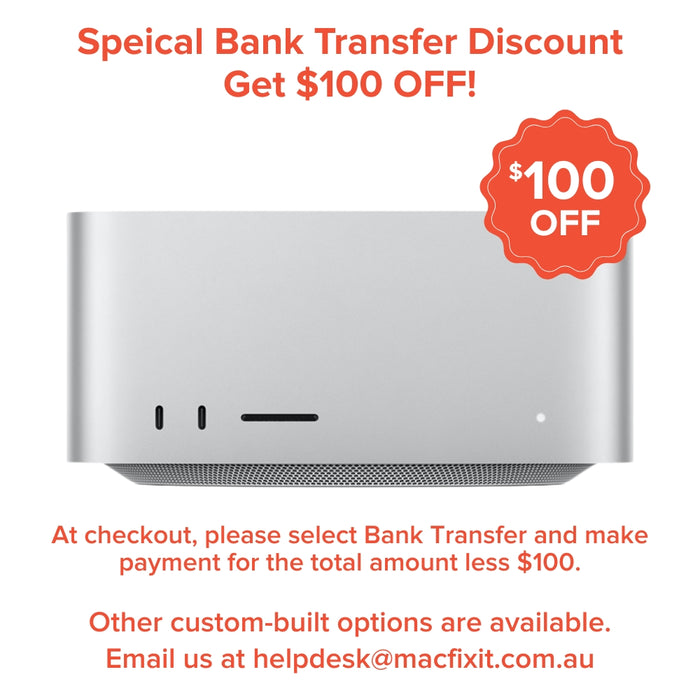 Brand New - Mac Studio (M3 Ultra) 28C/60C/96GB/1TB