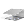 Aluminium Laptop Stand with 360° Rotation - Silver
