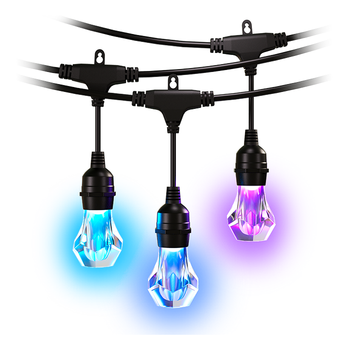 Nanoleaf Smart Multicolour Outdoor String Lights Smarter Kit (Matter Compatible) - 30 M