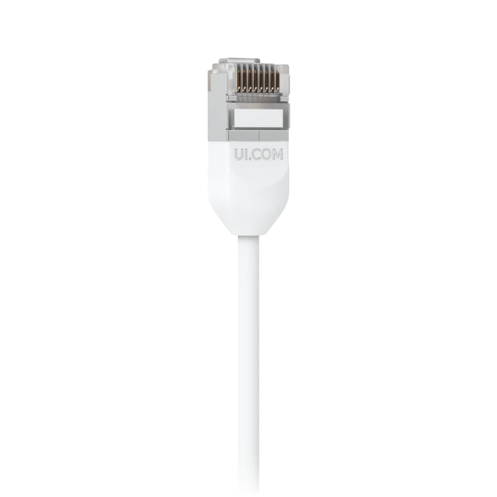 Ubiquiti UniFi Premium Patch Cable Outdoor, 2M, White, Ultra-thin, Rugged, Shielded Patch, Designed &Optimized, For 10 GbE networking