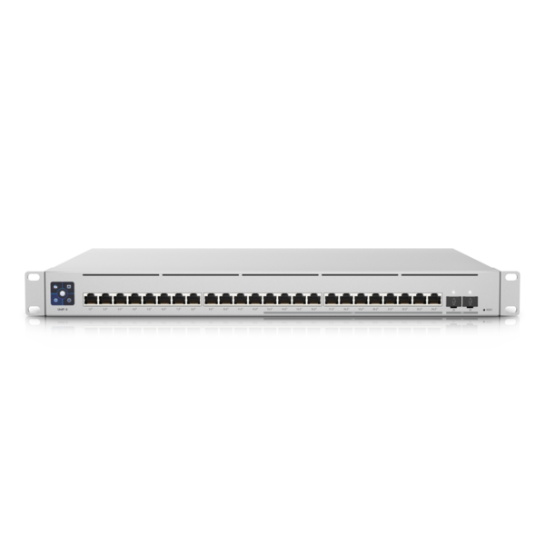 Ubiquiti UniFi Switch Enterprise 24-port PoE+ 12x2.5GbE 12x1GbE Ports, For Wi-Fi 6 AP, 2x 10g SFP+ Ports, Managed Layer 3 Switch (400W)