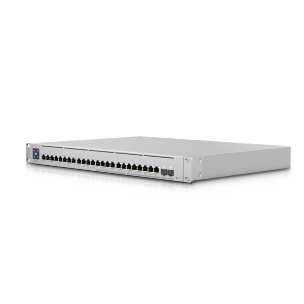 Ubiquiti UniFi Switch Enterprise 24-port PoE+ 12x2.5GbE 12x1GbE Ports, For Wi-Fi 6 AP, 2x 10g SFP+ Ports, Managed Layer 3 Switch (400W)