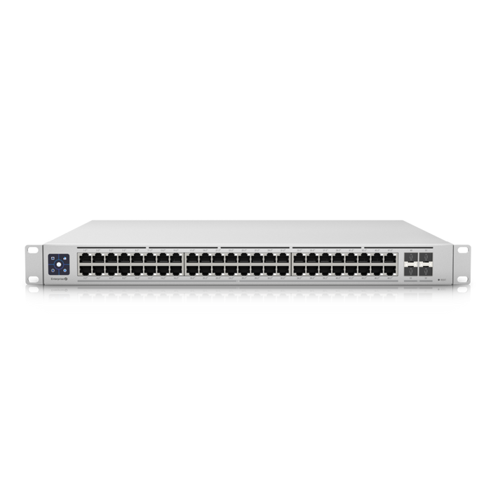 Ubiquiti Switch Enterprise 48-port PoE+ 48x2.5GbE Ports, For Wi-Fi 6 AP, 4x 10g SFP+ Ports For Uplinks, Managed Layer 3 Switch (720W)