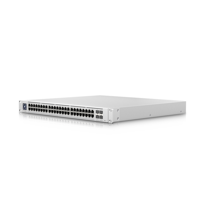 Ubiquiti Switch Enterprise 48-port PoE+ 48x2.5GbE Ports, For Wi-Fi 6 AP, 4x 10g SFP+ Ports For Uplinks, Managed Layer 3 Switch (720W)
