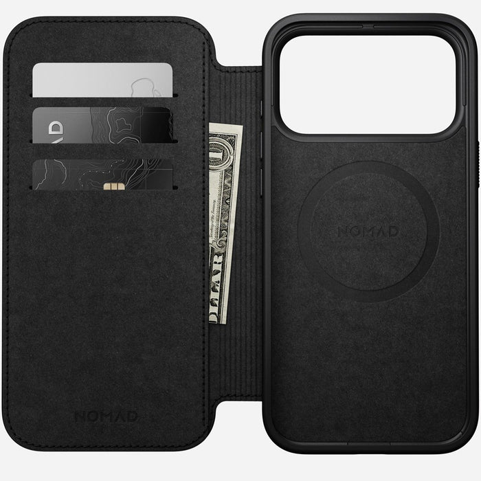 Nomad - Modern Leather Folio - iPhone 18 Pro Max - Black