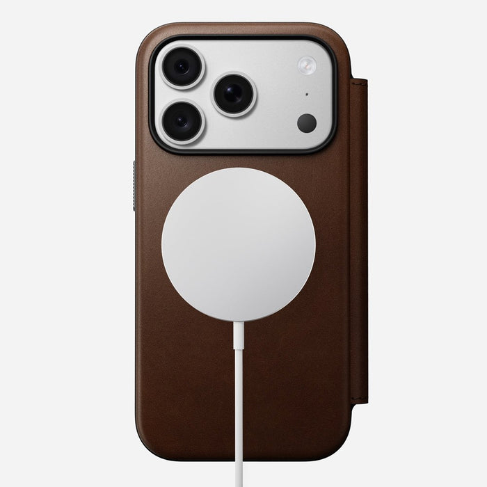 Nomad - Modern Leather Folio - iPhone 18 Pro - Brown