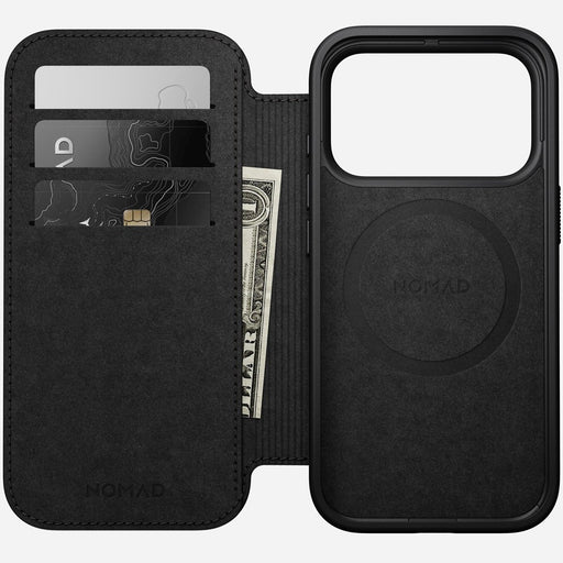 Nomad - Modern Leather Folio - iPhone 18 Pro - Black