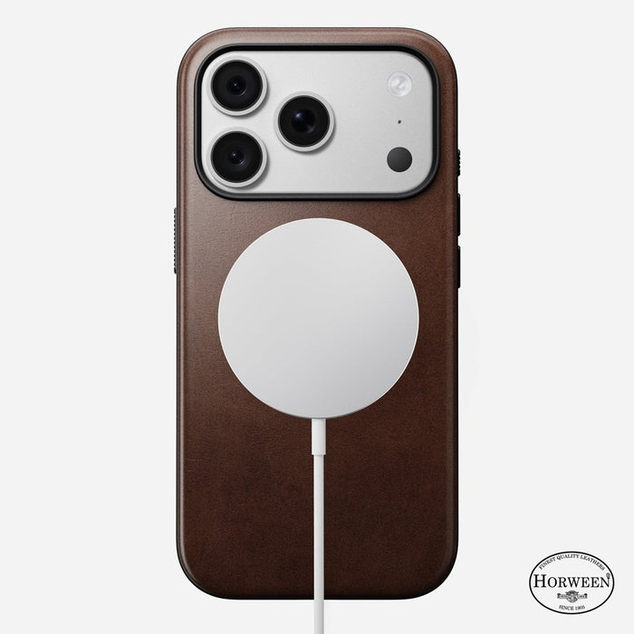 Nomad - Modern Horween Leather Case - iPhone 18 Pro - Brown