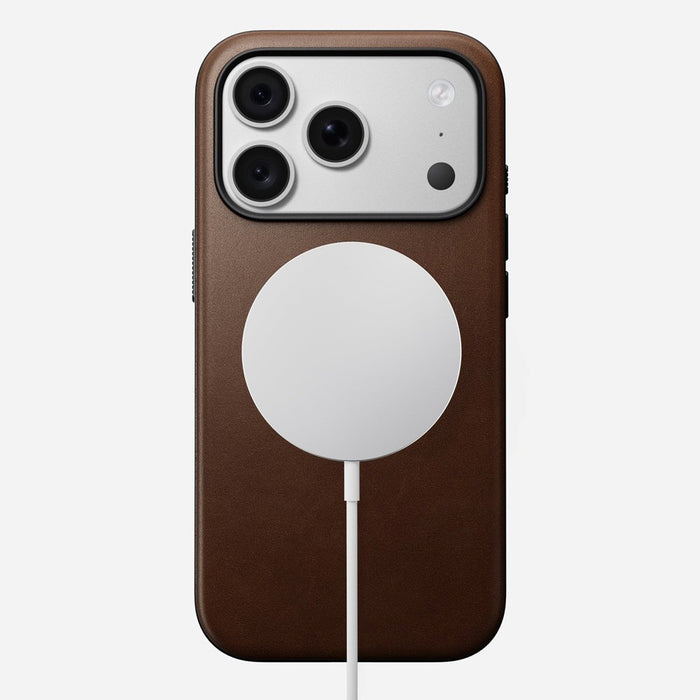 Nomad - Modern Leather Case - iPhone 18 Pro - Brown