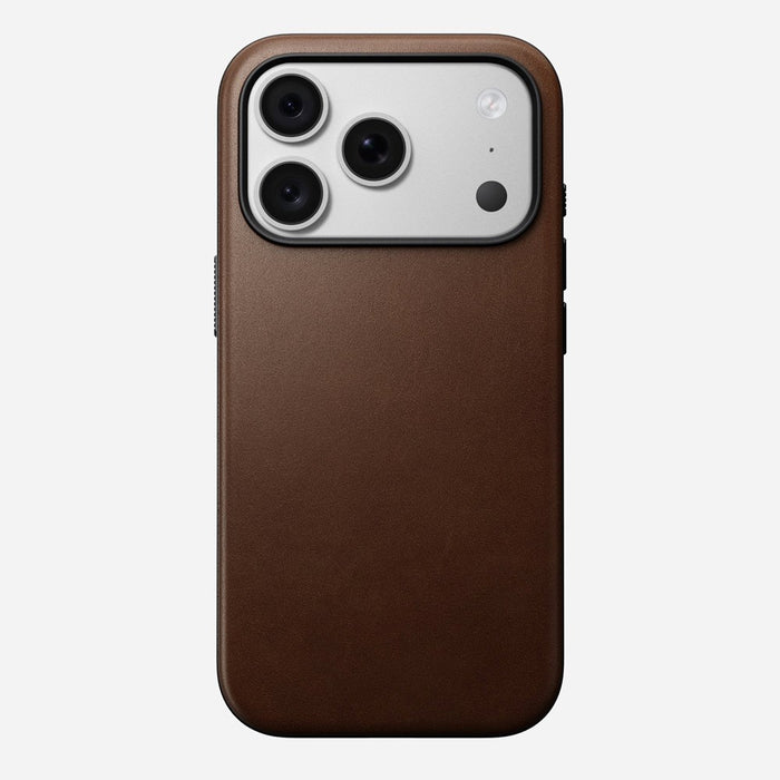 Nomad - Modern Leather Case - iPhone 18 Pro - Brown
