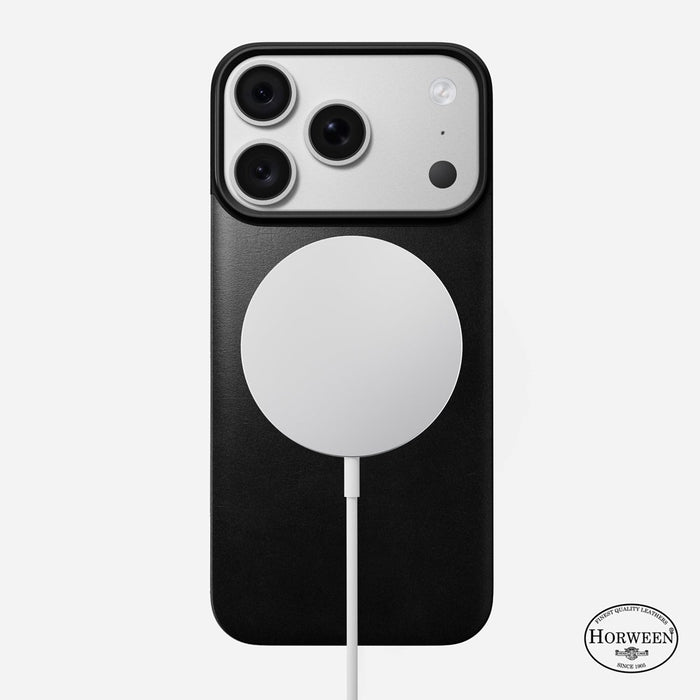 Nomad - Mag Leather Back - Horween - iPhone 18 Pro - Black