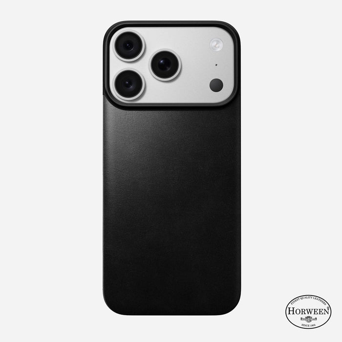 Nomad - Mag Leather Back - Horween - iPhone 18 Pro - Black