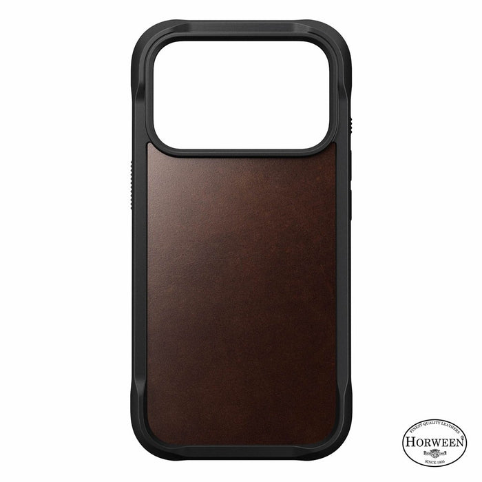 Nomad - Rugged Horween Leather Case - iPhone 17 Pro - Brown