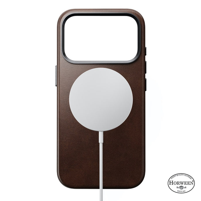 Nomad - Modern Horween Leather Case - iPhone 17 Pro - Brown