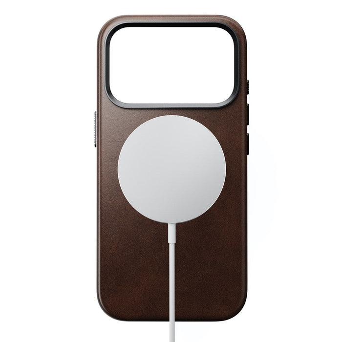 Nomad - Modern Leather Case - iPhone 17 Pro - Brown
