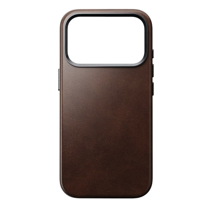 Nomad - Modern Leather Case - iPhone 17 Pro - Brown