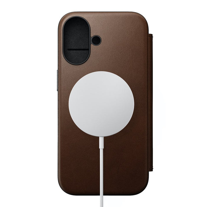 Nomad - Modern Leather Folio - iPhone 17 - Brown