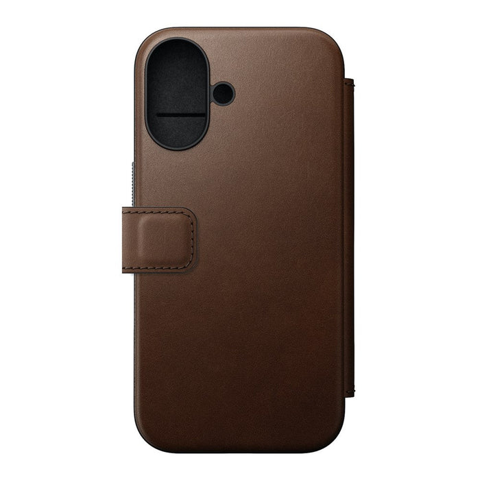 Nomad - Modern Leather Folio - iPhone 17 - Brown