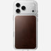 Nomad - Clear Leather Case - Horween - iPhone 18 Pro Max - Brown