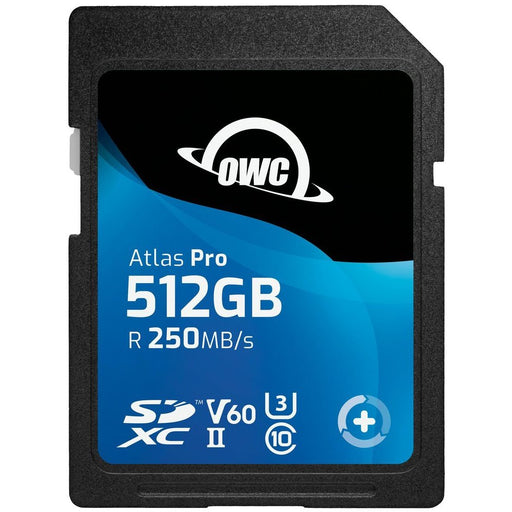 512GB OWC Atlas Pro SDXC V60 UHS-II Memory Card