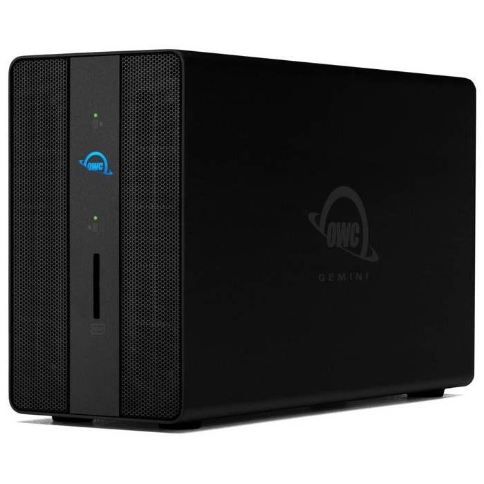 OWC Gemini Ultra X2 - Thunderbolt (USB-C) Dock and Dual-Drive SSD RAID External Storage Solution