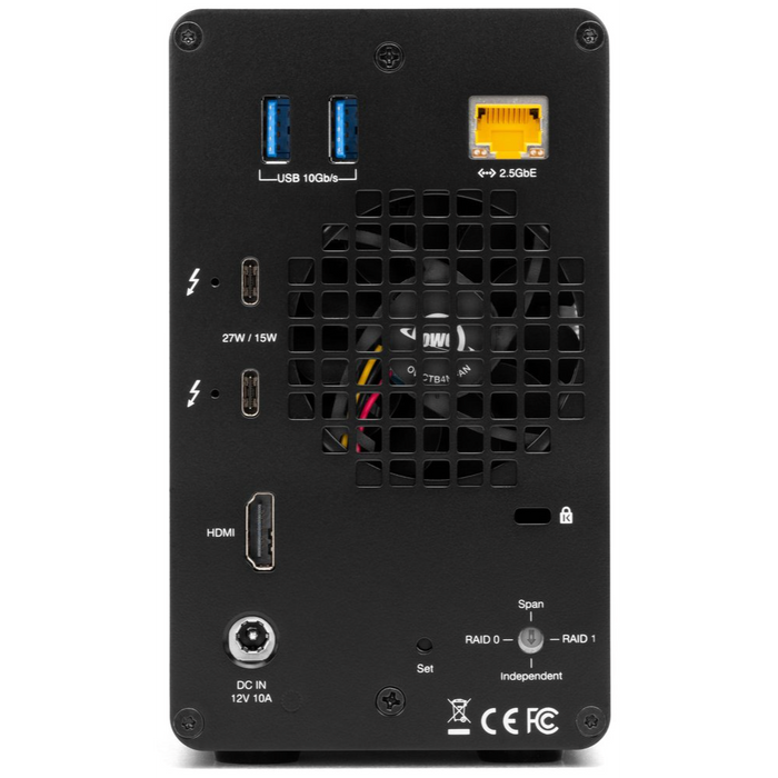 OWC Gemini Ultra X2 - Thunderbolt (USB-C) Dock and Dual-Drive SSD RAID External Storage Solution