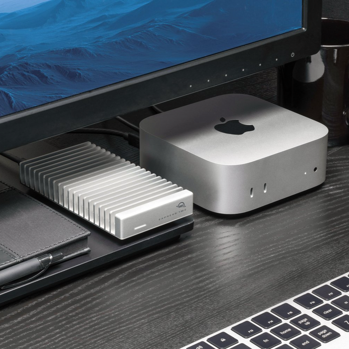 2.0TB OWC Express 1M2 80G USB4 (80Gb/s) Bus-Powered Portable External Storage Enclosure for NVMe M.2 SSDs