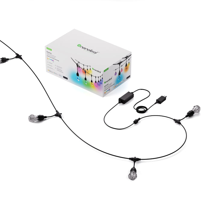 Nanoleaf Smart Multicolour Outdoor String Lights Smarter Kit (Matter Compatible) - 30 M