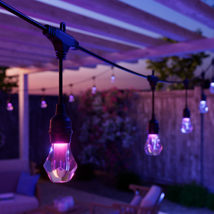 Nanoleaf Smart Multicolour Outdoor String Lights Smarter Kit (Matter Compatible) - 15 M