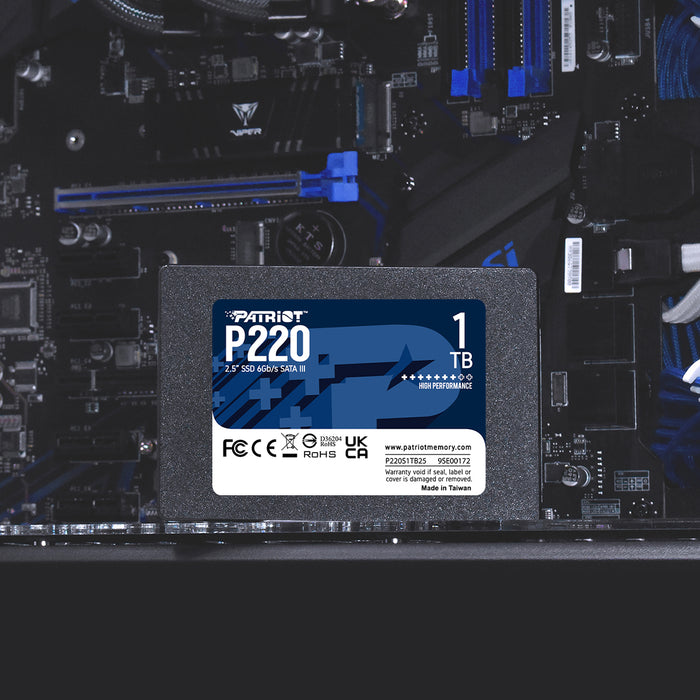 1TB Patriot P220 SATA III 2.5" Internal SSD