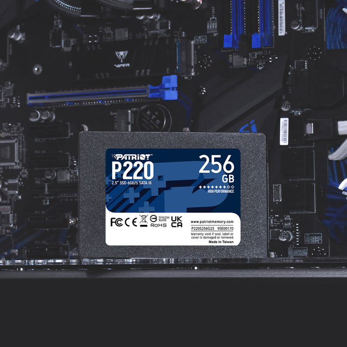 256GB Patriot P220 SATA III 2.5" Internal SSD