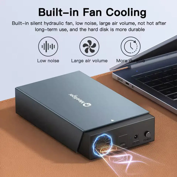 18TB External Storage Drive – Toshiba Enterprise SAS HDD in Fan-Cooled Aluminium Enclosure Macfixit Australia