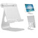 Adjustable Aluminium Desktop Stand for iPad, Phones & E-Readers Macfixit Australia