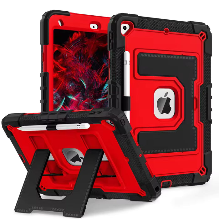 Heavy-Duty Shockproof Case for iPad 10th Gen & iPad 11th Gen (A16) - Rugged Protective Cover with Multi-Angle Stand, Pencil Holder, and Carrying Strap Macfixit Australia