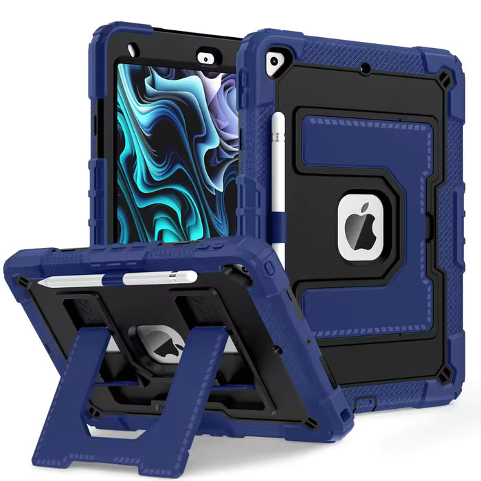 Heavy-Duty Shockproof Case for iPad 10th Gen & iPad 11th Gen (A16) - Rugged Protective Cover with Multi-Angle Stand, Pencil Holder, and Carrying Strap Macfixit Australia