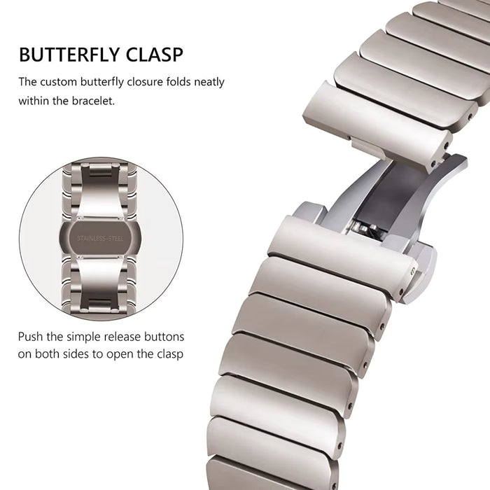Metal Link Band for Apple Watch - Black Macfixit Australia