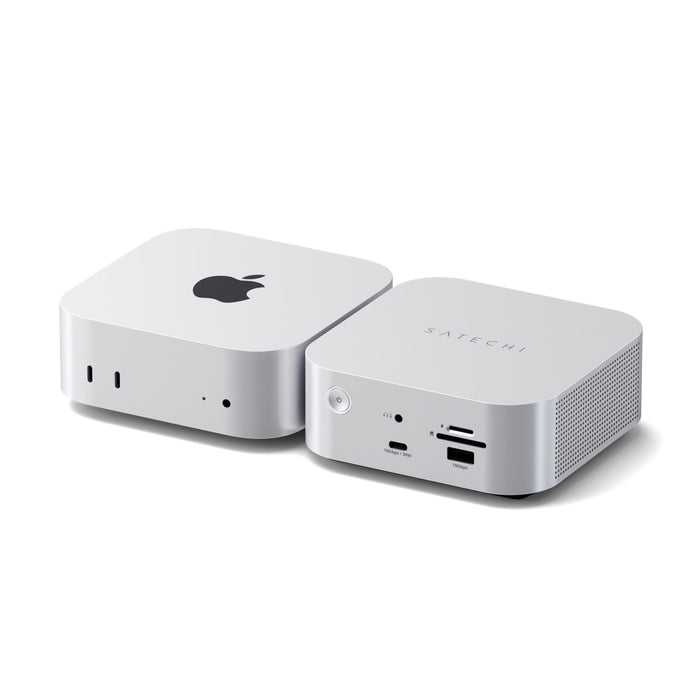 Satechi Thunderbolt 5 CubeDock with SSD Enclosure (Silver) Satechi