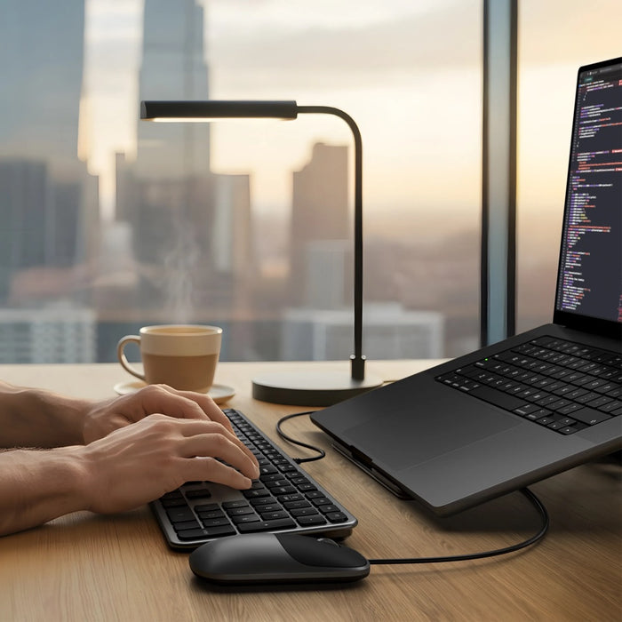 Satechi Slim LX3 USB-C Wired Keyboard (Space Black)