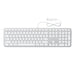 Satechi Slim LX3 USB-C Wired Keyboard (Silver)