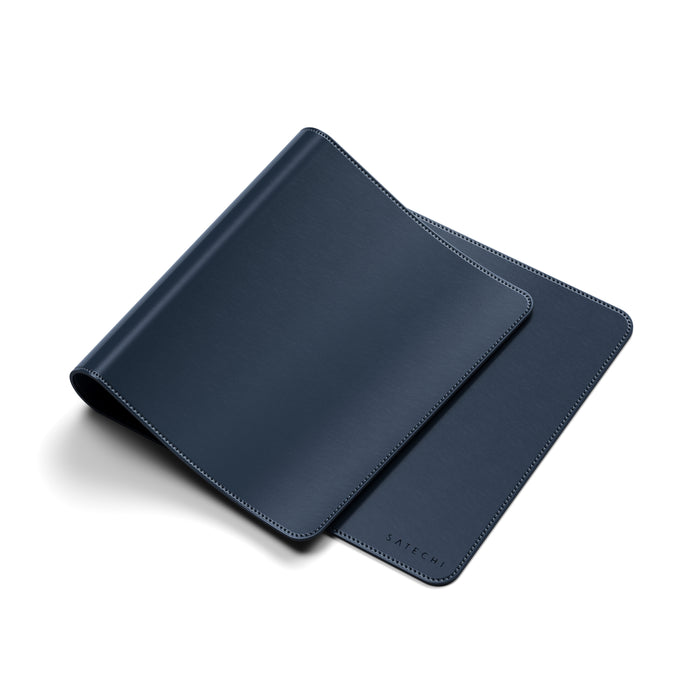 Satechi Vegan-Leather Premium Desk Mat (Navy)