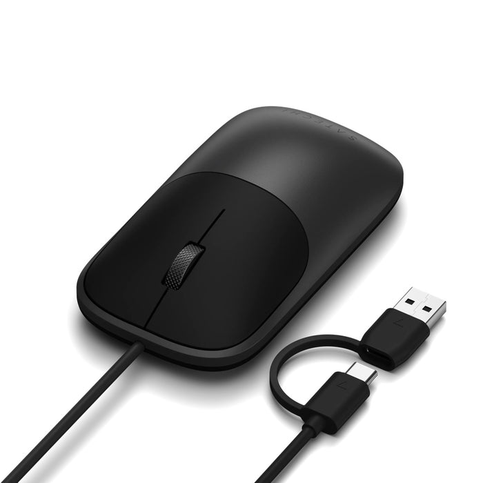 Satechi Slim LX USB-C Wired Mouse (Space Black)
