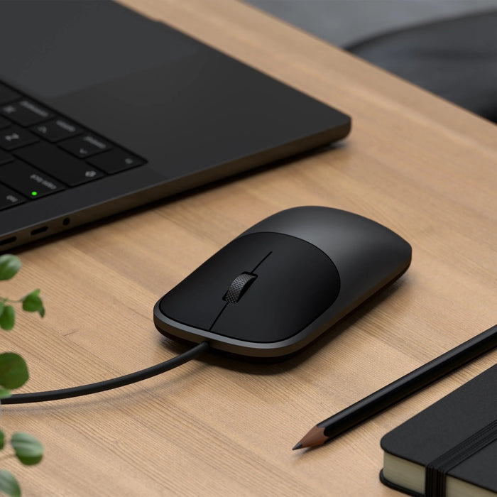 Satechi Slim LX USB-C Wired Mouse (Space Black)