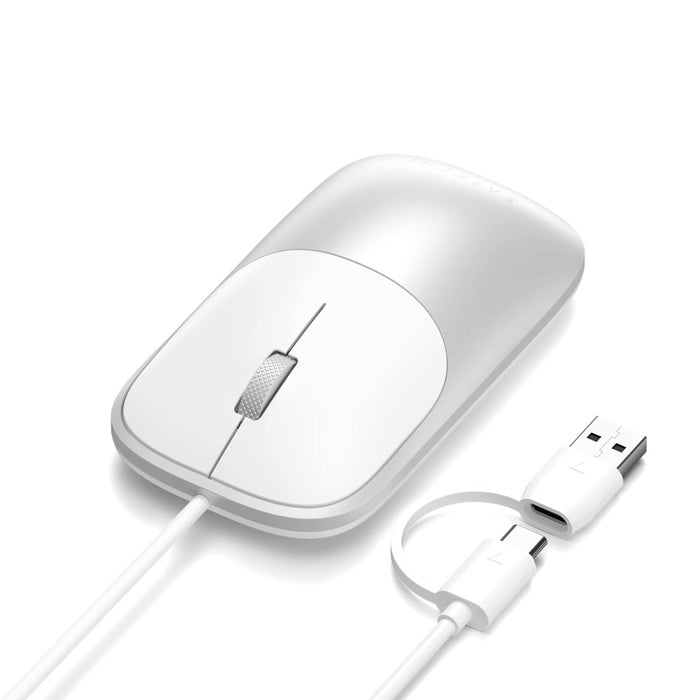 Satechi Slim LX USB-C Wired Mouse (Silver)
