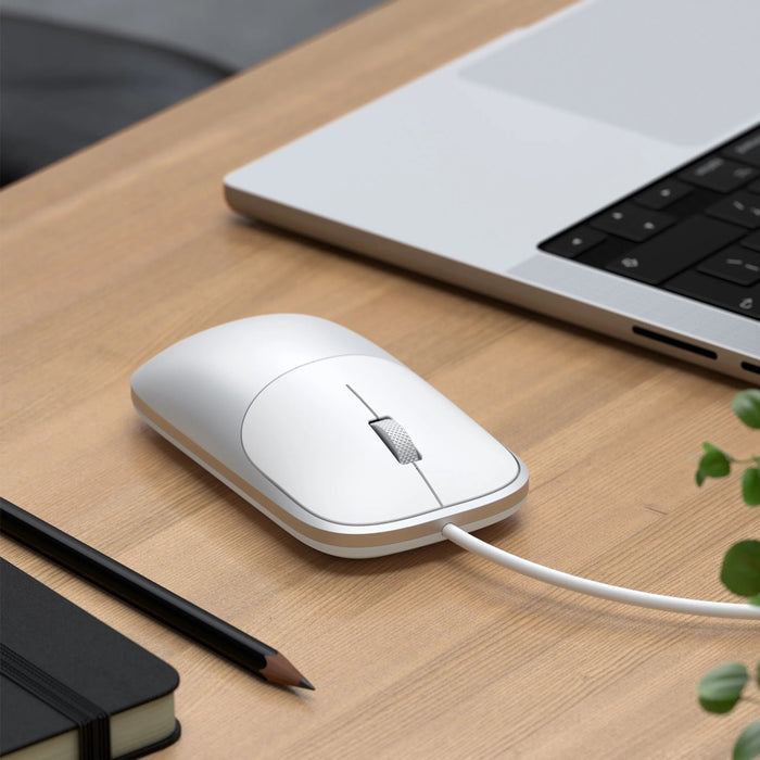 Satechi Slim LX USB-C Wired Mouse (Silver)