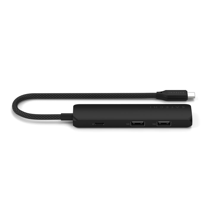 Satechi 4-In-1 USB-C Slim Multiport Adapter (Black)