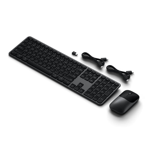 Satechi Slim CEX3 Wireless Keyboard and Mouse Combo (Space Black)