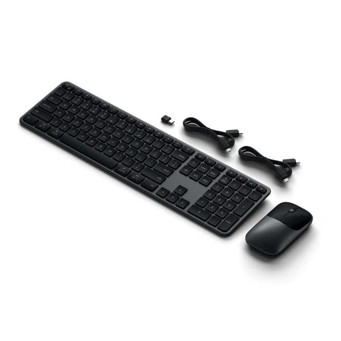 Satechi Slim CEX3 Wireless Keyboard and Mouse Combo (Space Black)