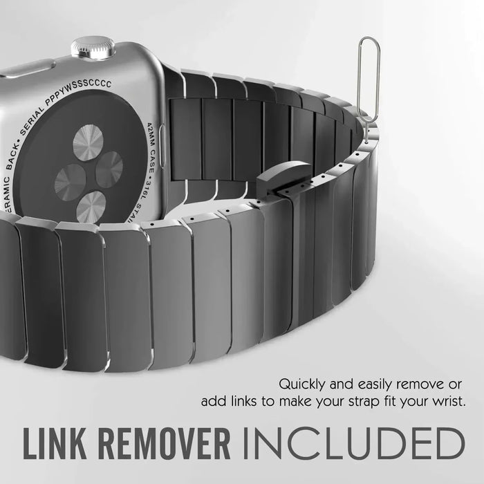 Metal Link Band for Apple Watch - Black Macfixit Australia